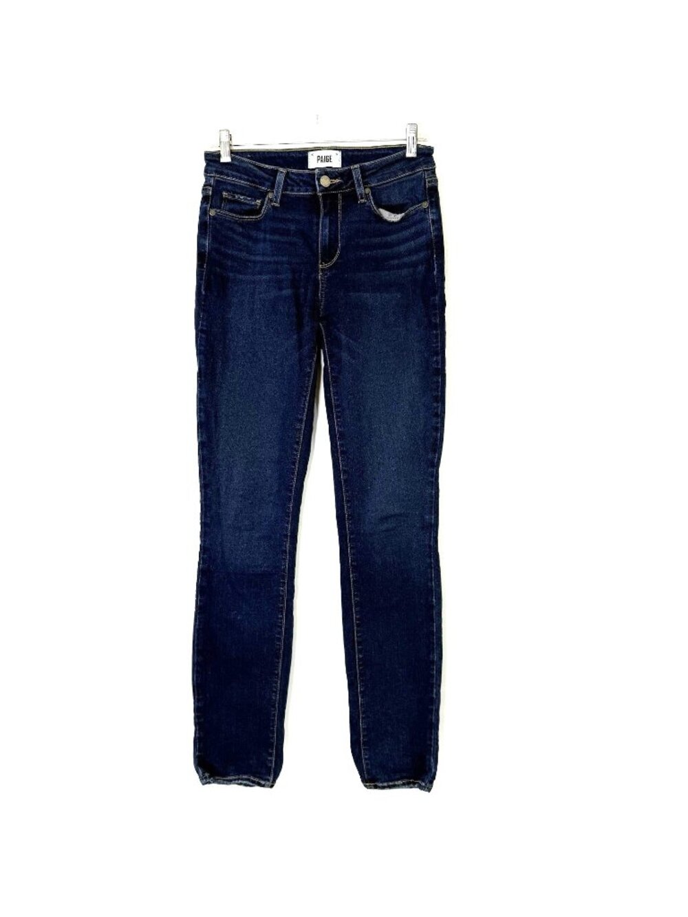 Paige Skyline Skinny Stretch Denim Jeans Medium Wash Womens size 27 Blue 29 x 32